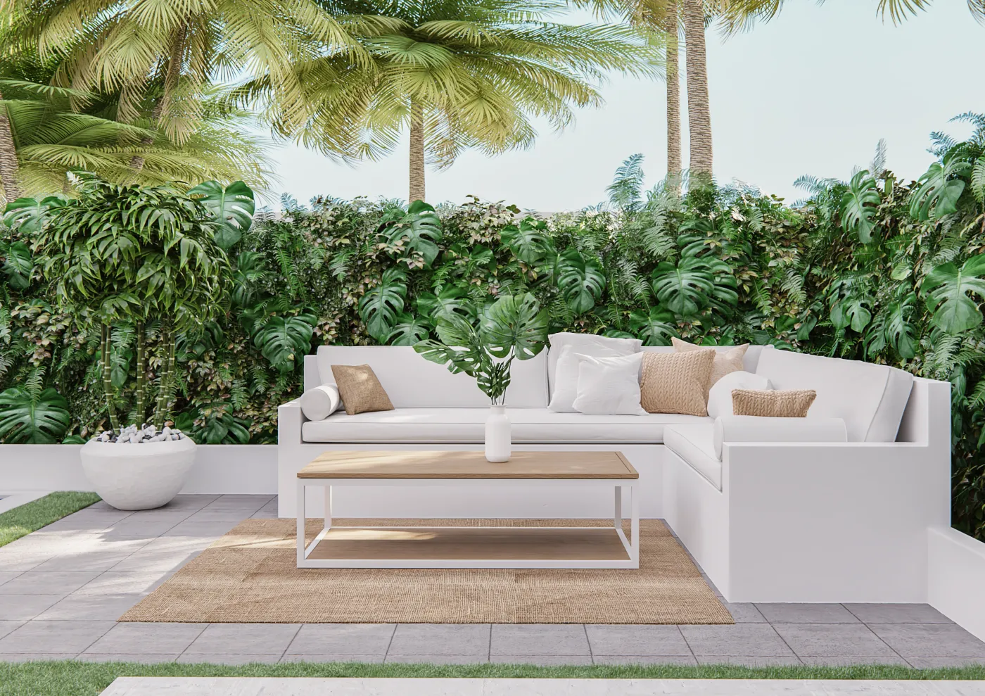 Mawella Beach Bungalows - garden lounge seating area