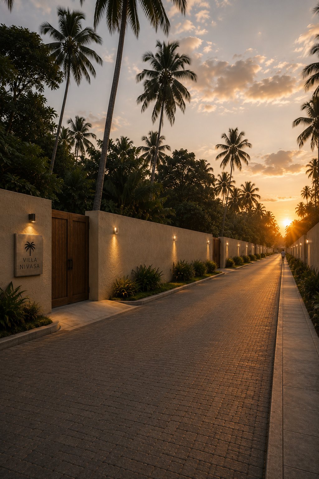 Coconut Grove Estate at Sunset
